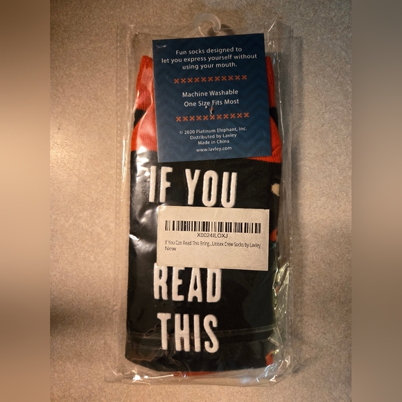 Lavley Socks - if you can read this,  bring me some pizza - Picture 2 of 2